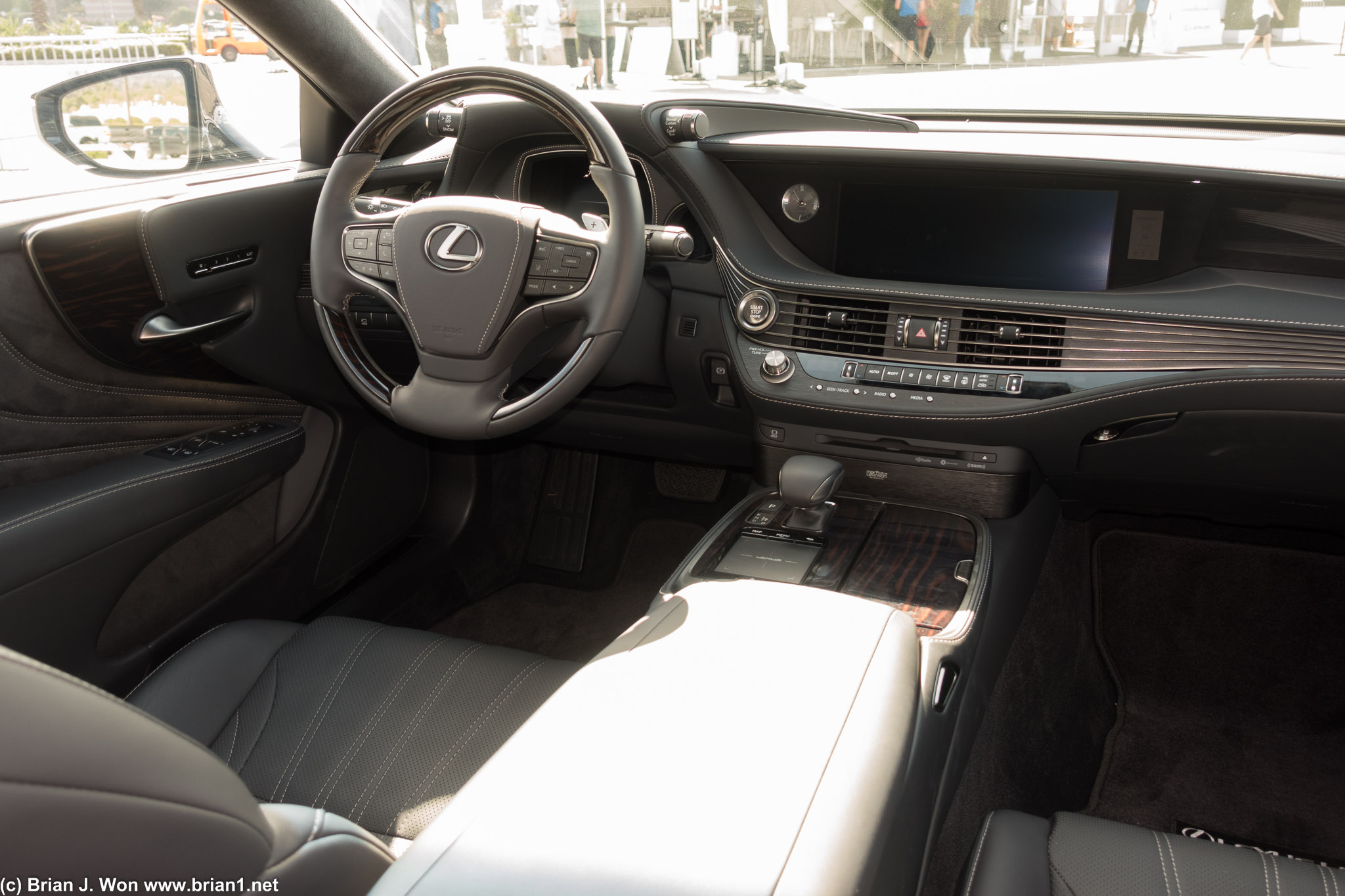Lexus LS500 interior.