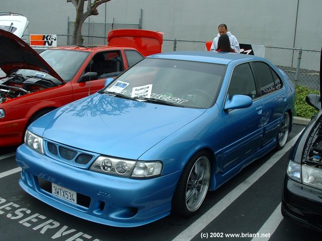 Nissan sentra b14 modified #9