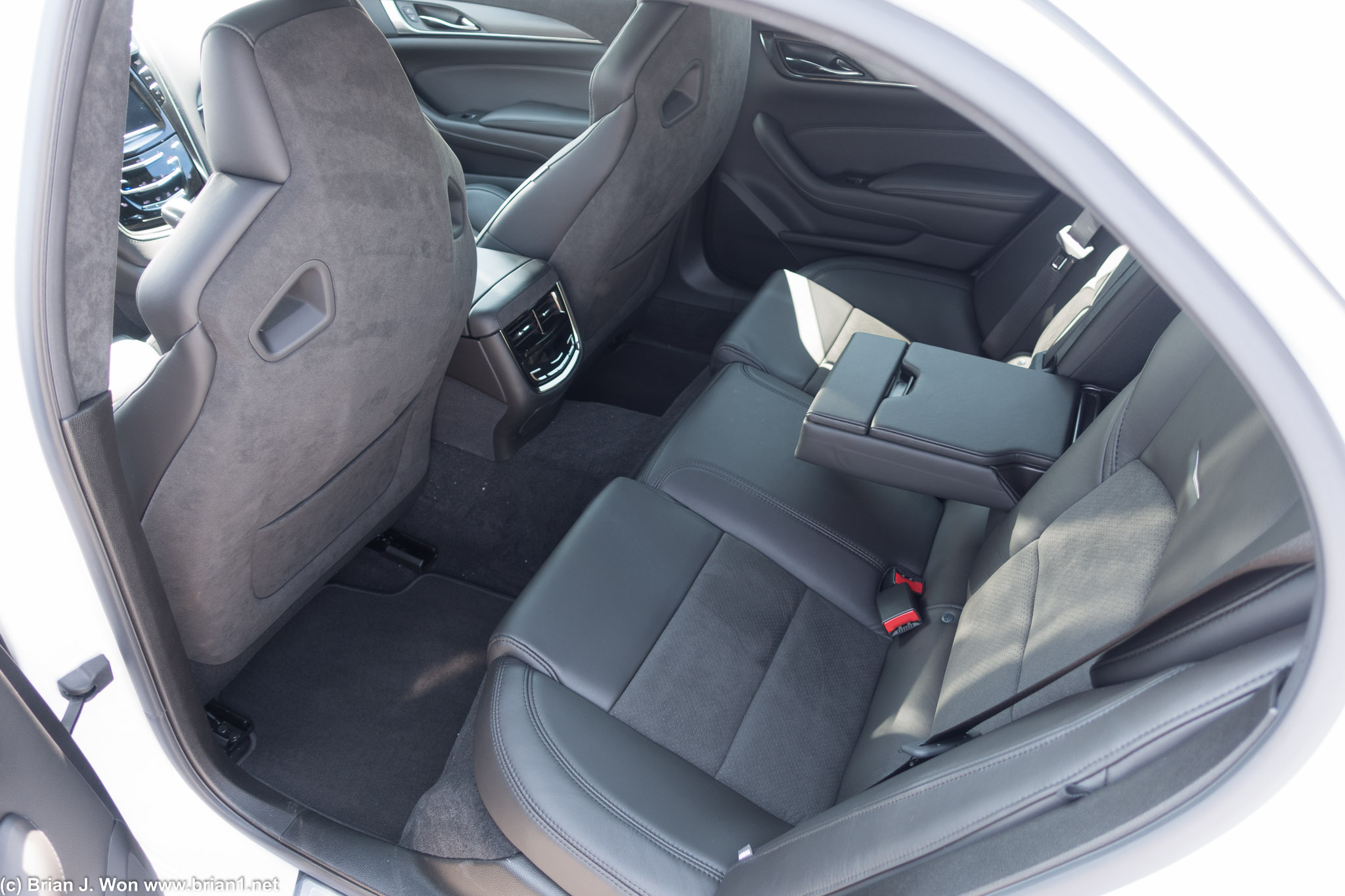 And a more reasonable driving position. Tons of legroom in the back.