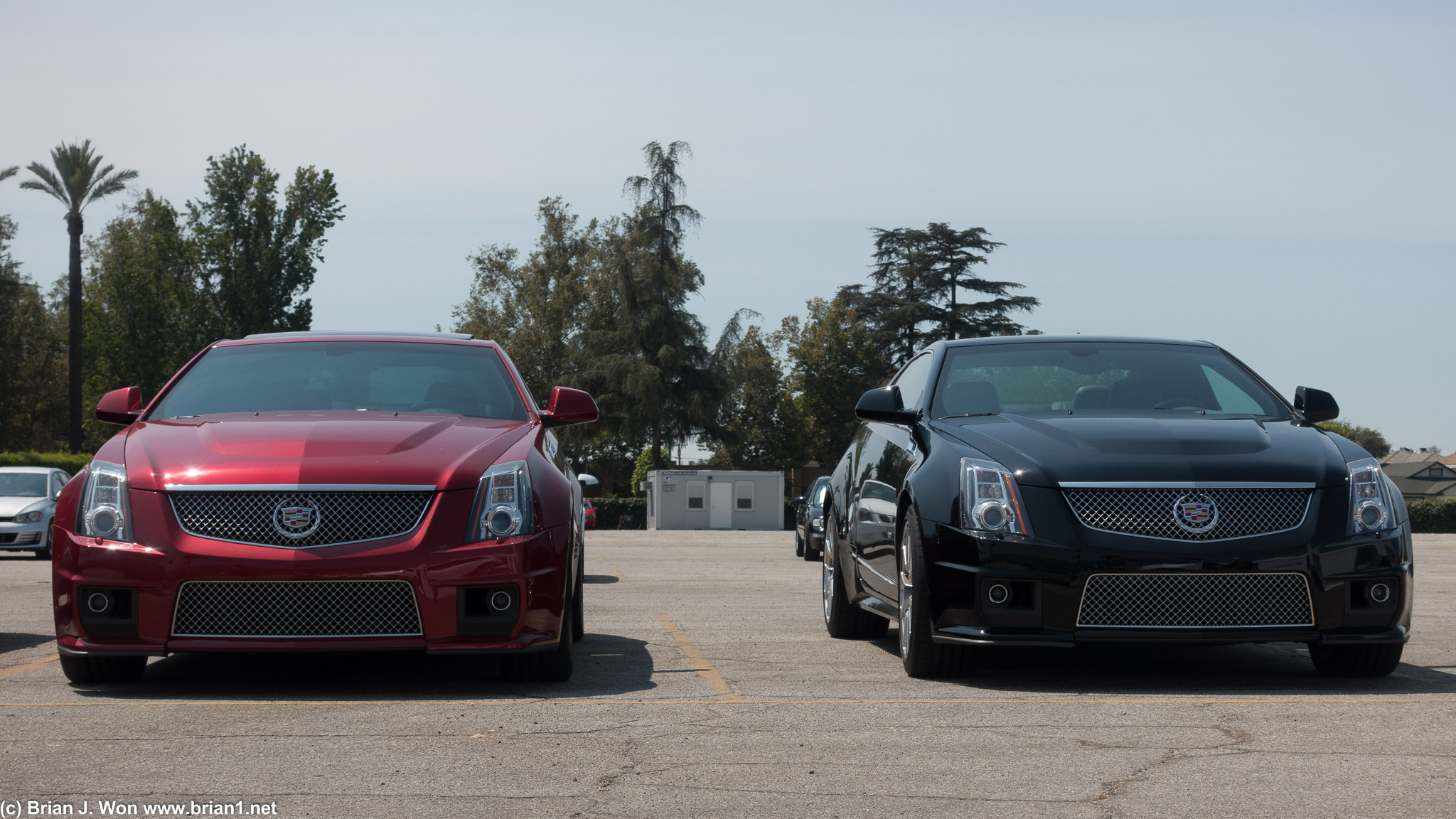 Not sure if these were visitors or employee-owned 2nd gen CTS-V coupes, but a bunch of the employees were SoCal locals....