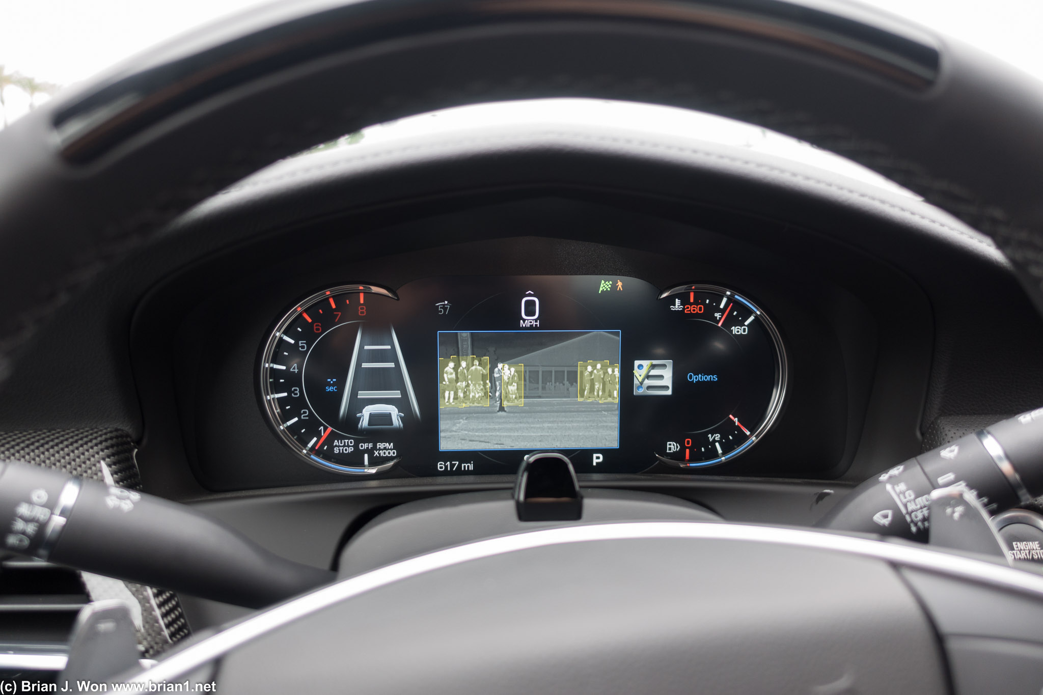 CT6 showing off Nightvision.