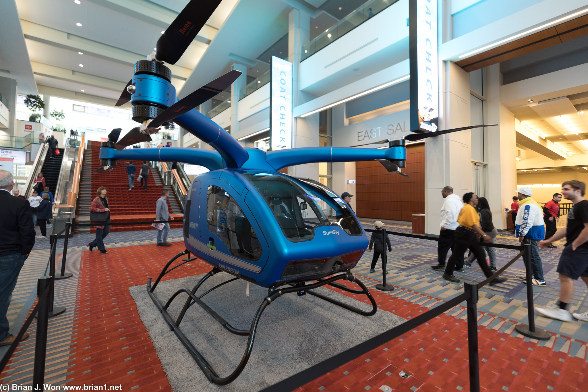 Surefly personal hybrid-electric helicopter.