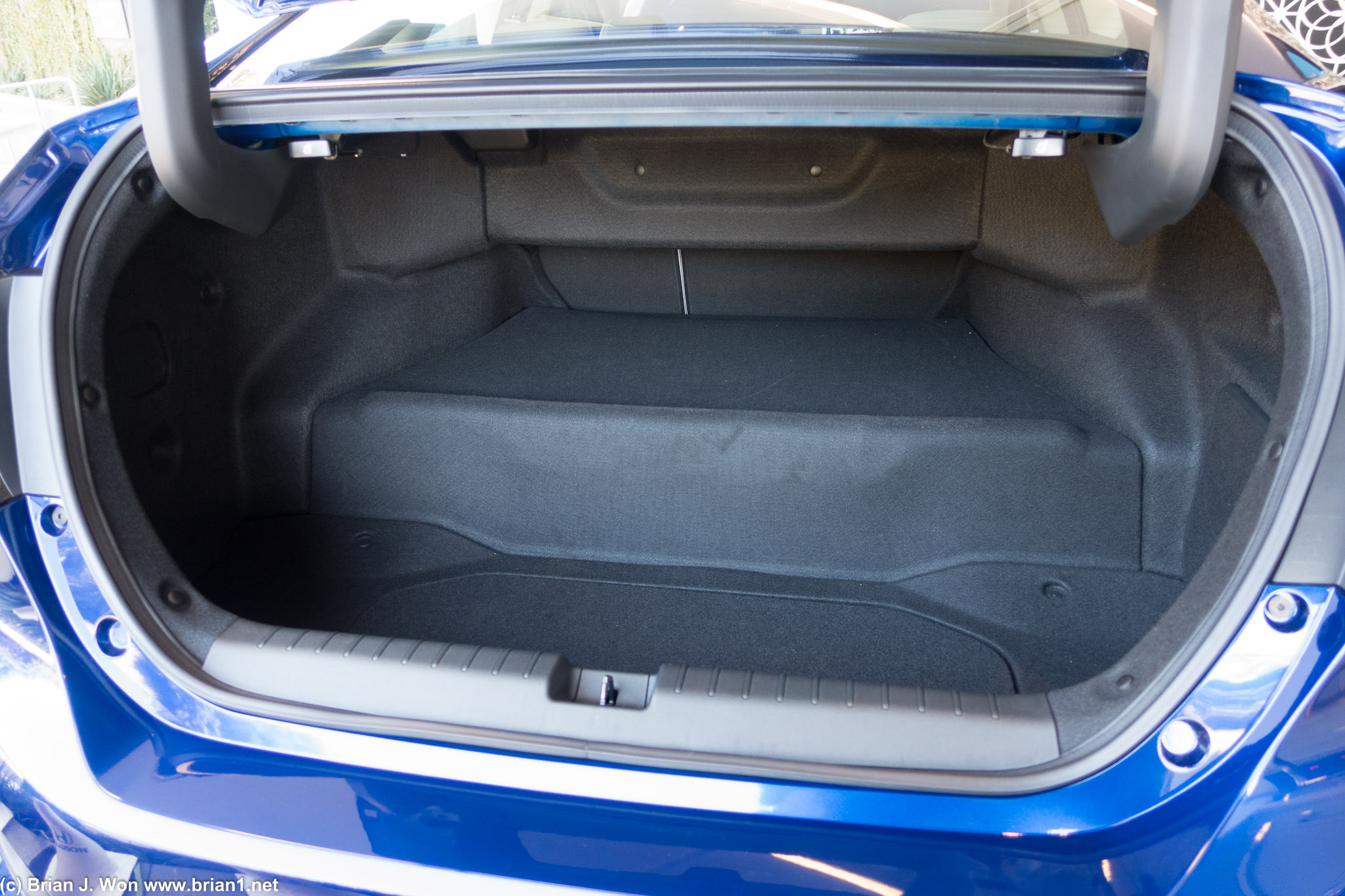 Trunk is surprisingly decent, although the massive hump halfway through is not conductive to large objects.