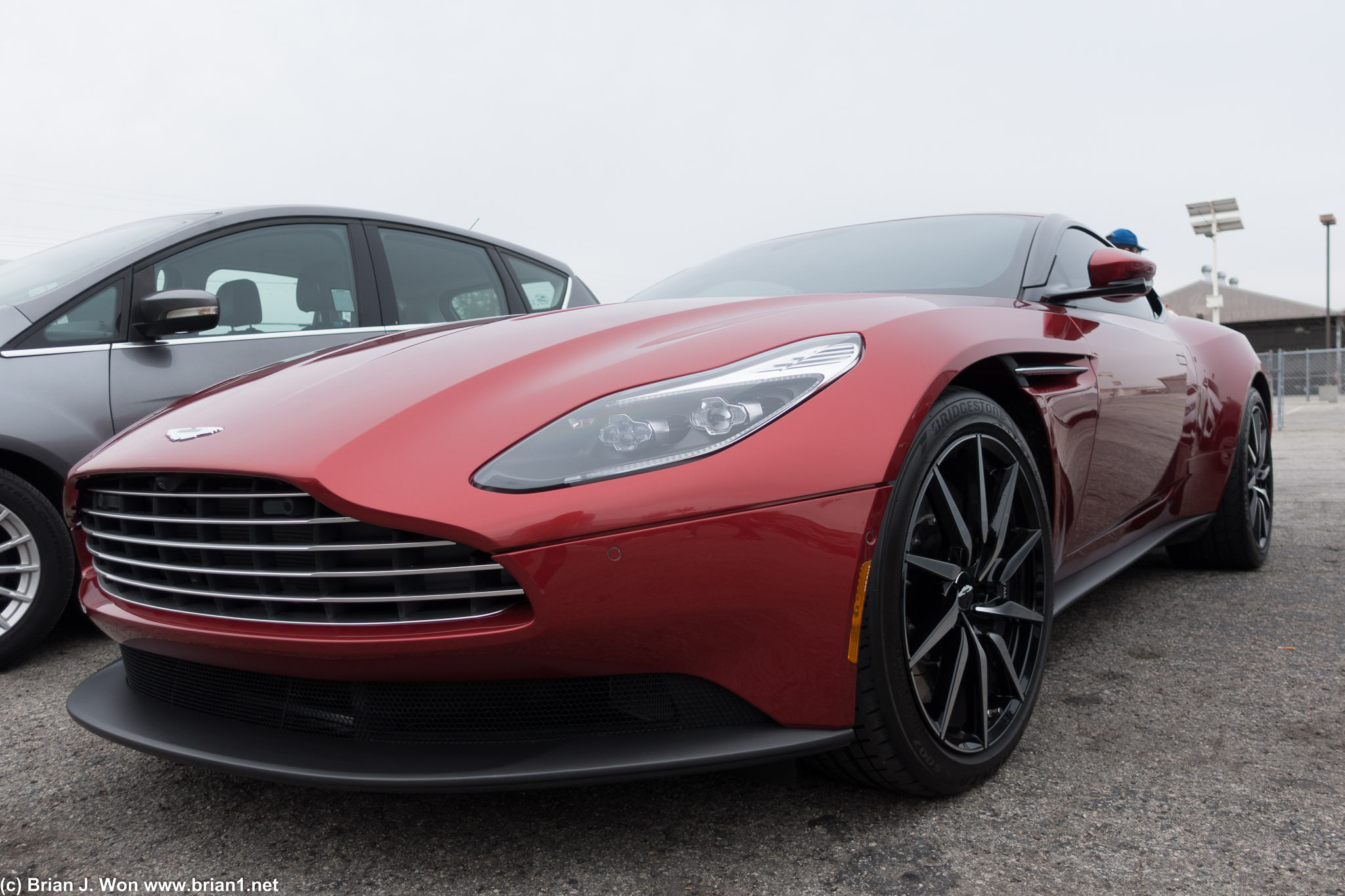 A random attendee's Aston Martin DB11.