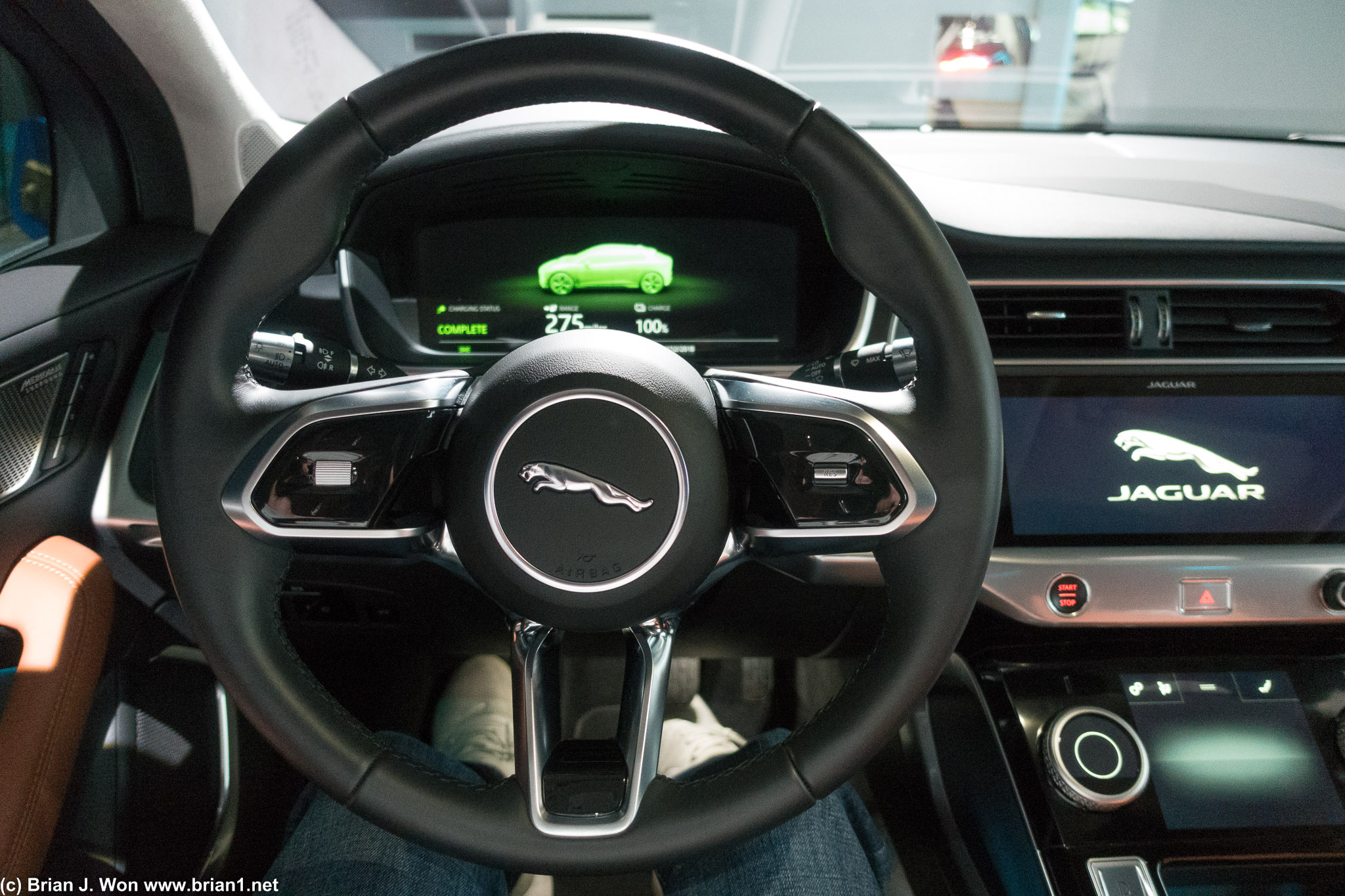It's like Jaguar can do a $100k interior or a $20k one, and nothing in-between.