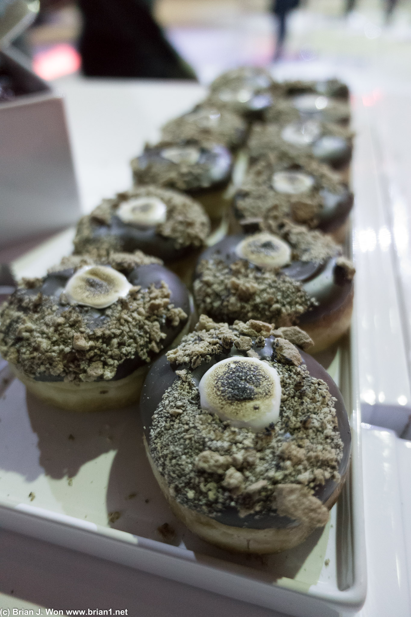 Donut Snob's s'mores donuts.