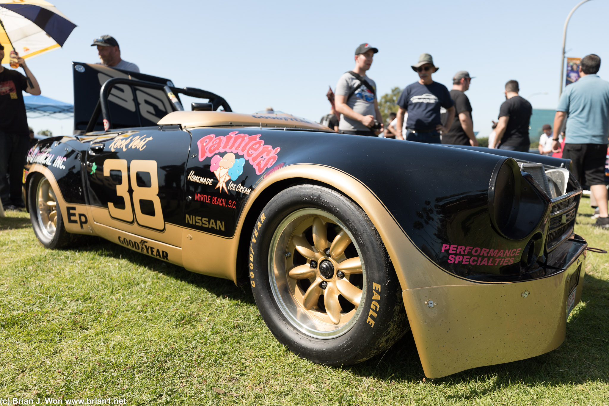 1968 Datsun Roadster, ran in SCCA EP.