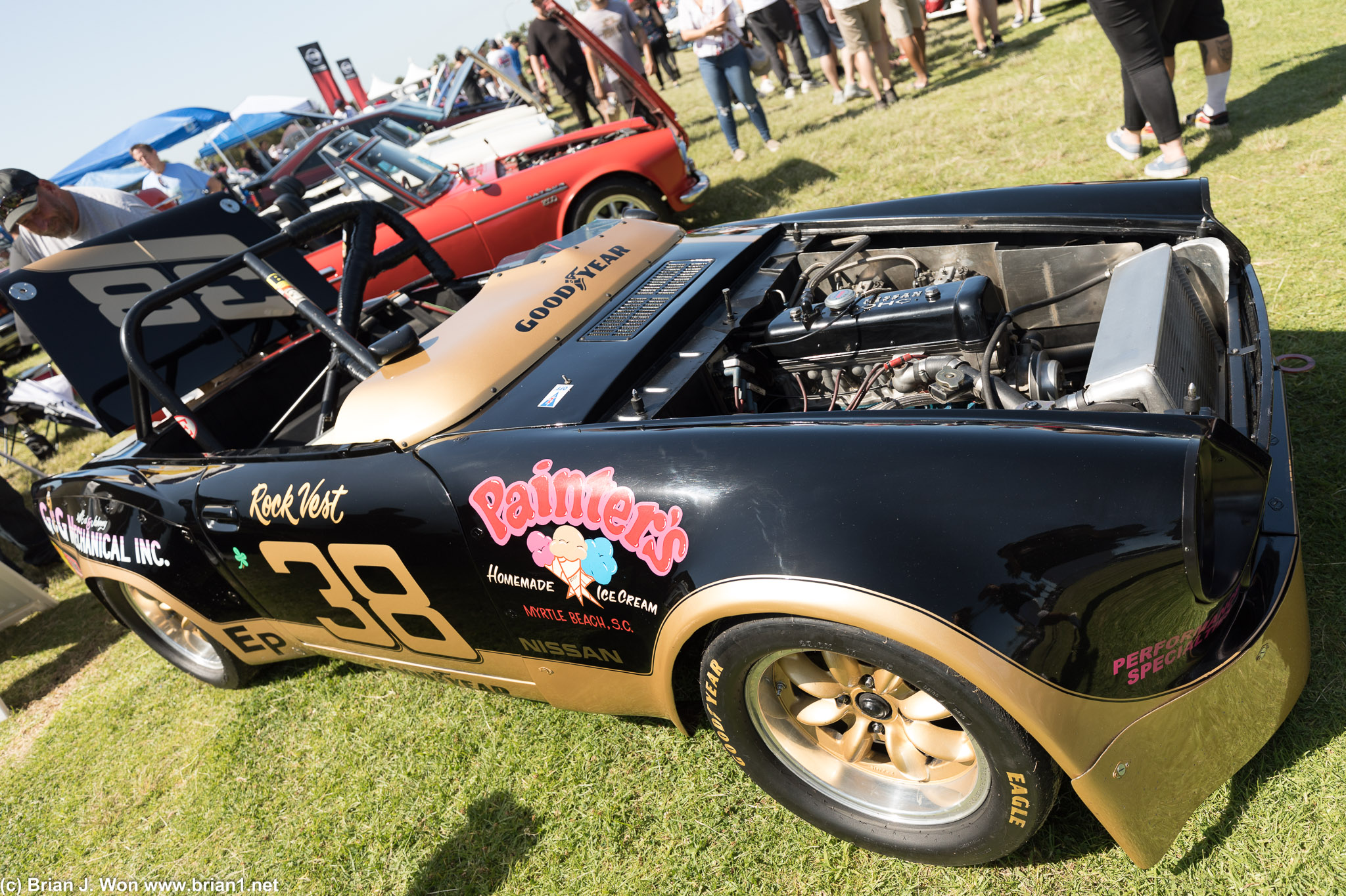 1968 Datsun Roadster, ran in SCCA EP.