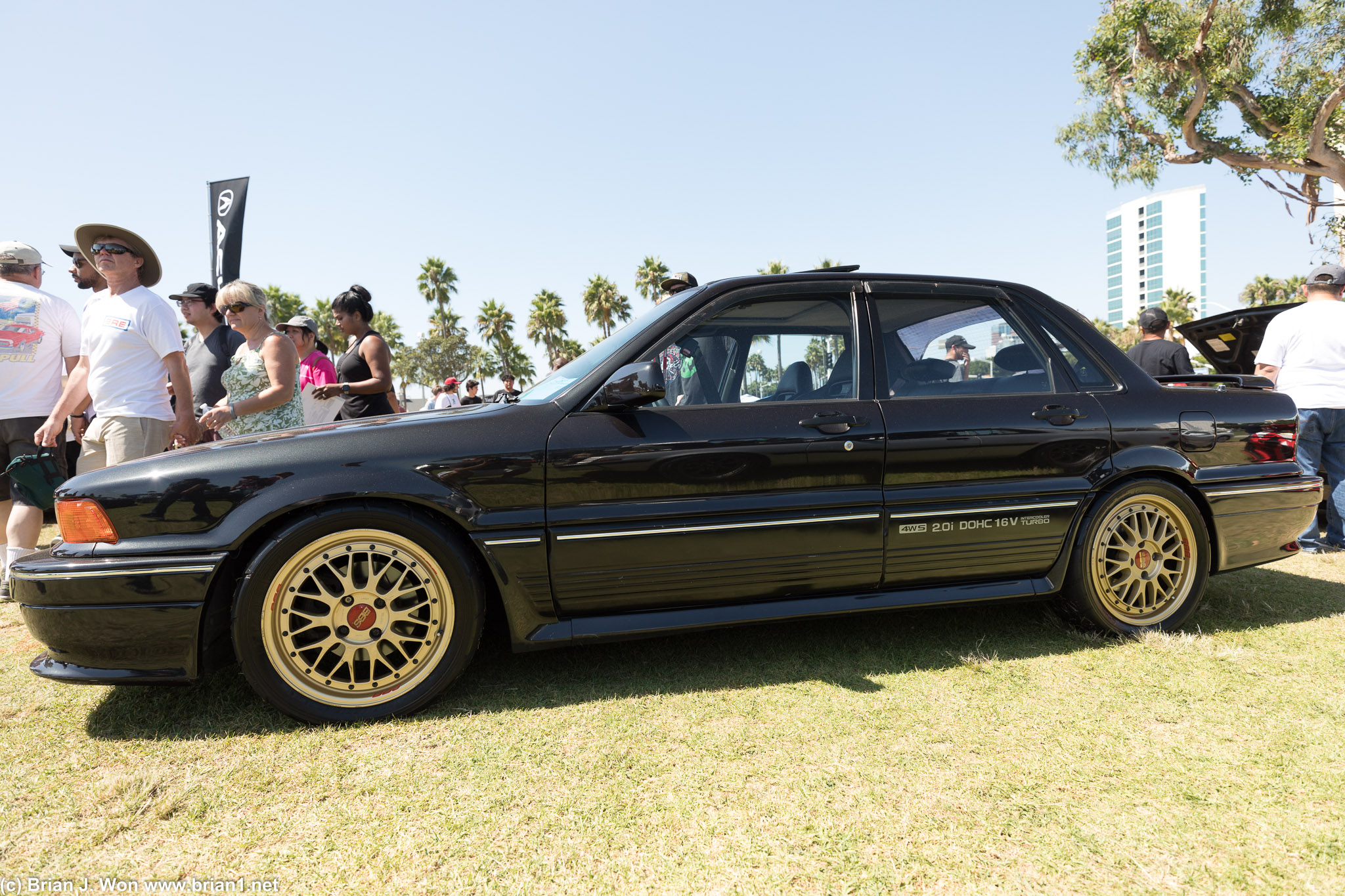 1991 Mitsubishi Galant VR4. Lots of OEM JDM exteriro upgrades.
