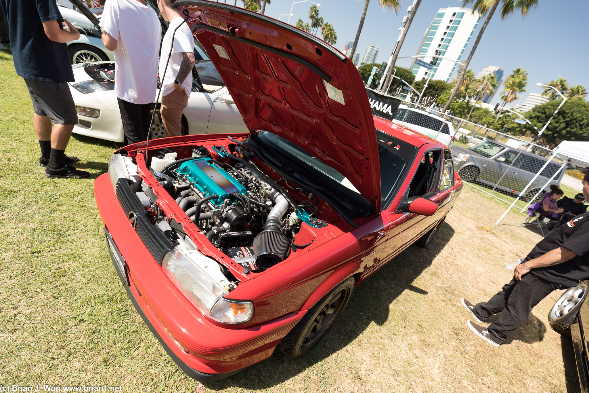 1991 Nissan Sentra (B13) w/SR20VE swap.