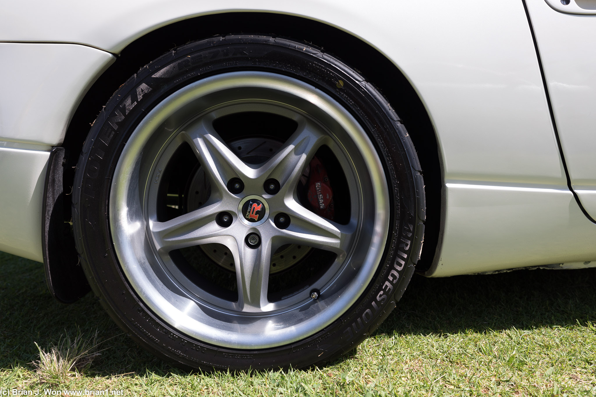 Stock brakes.