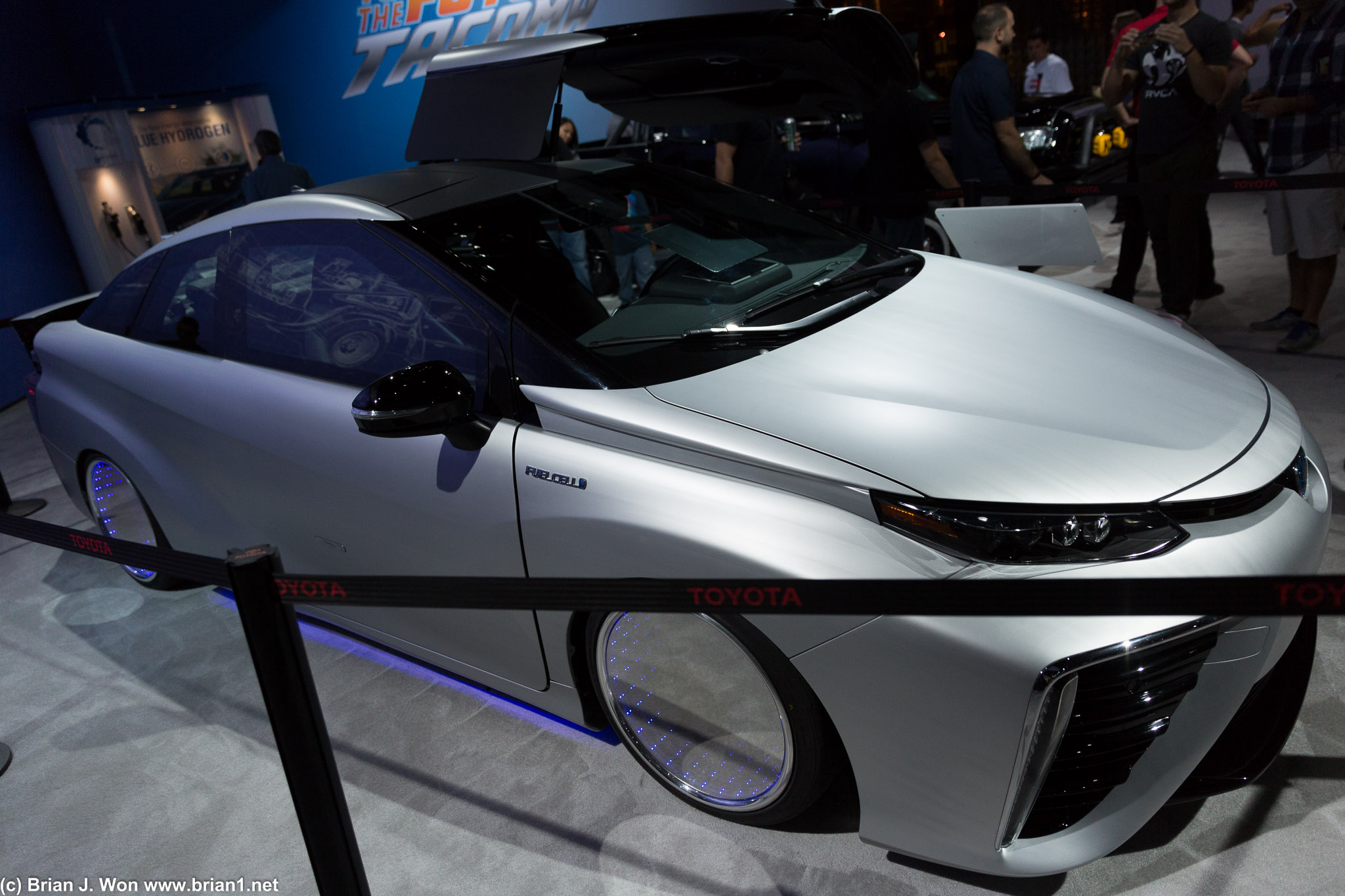 Toyota Mirai Back to the Future styled.