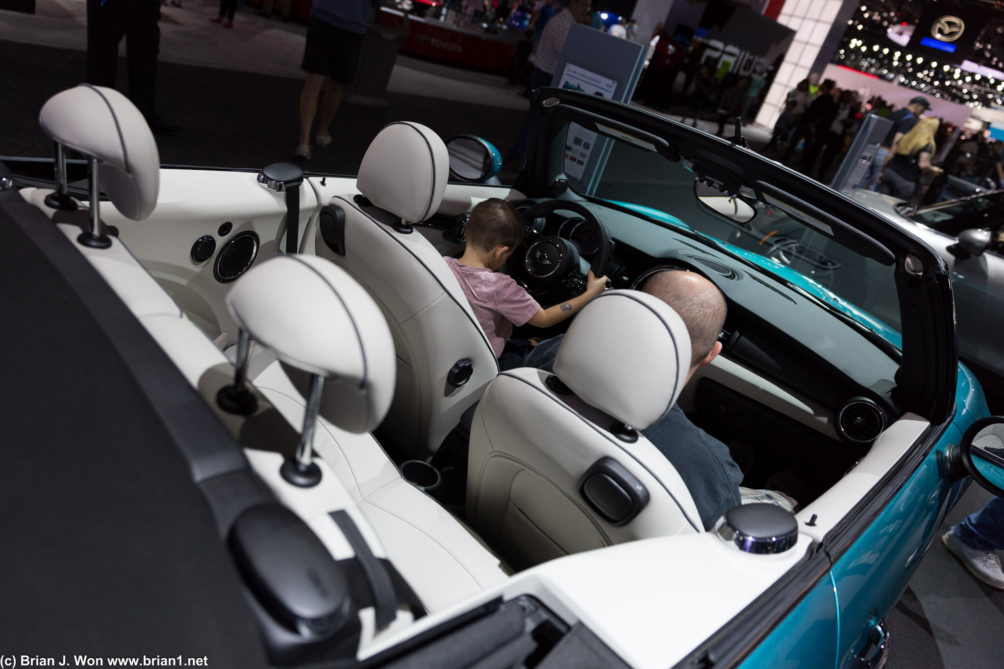Tiny backseat as expected.