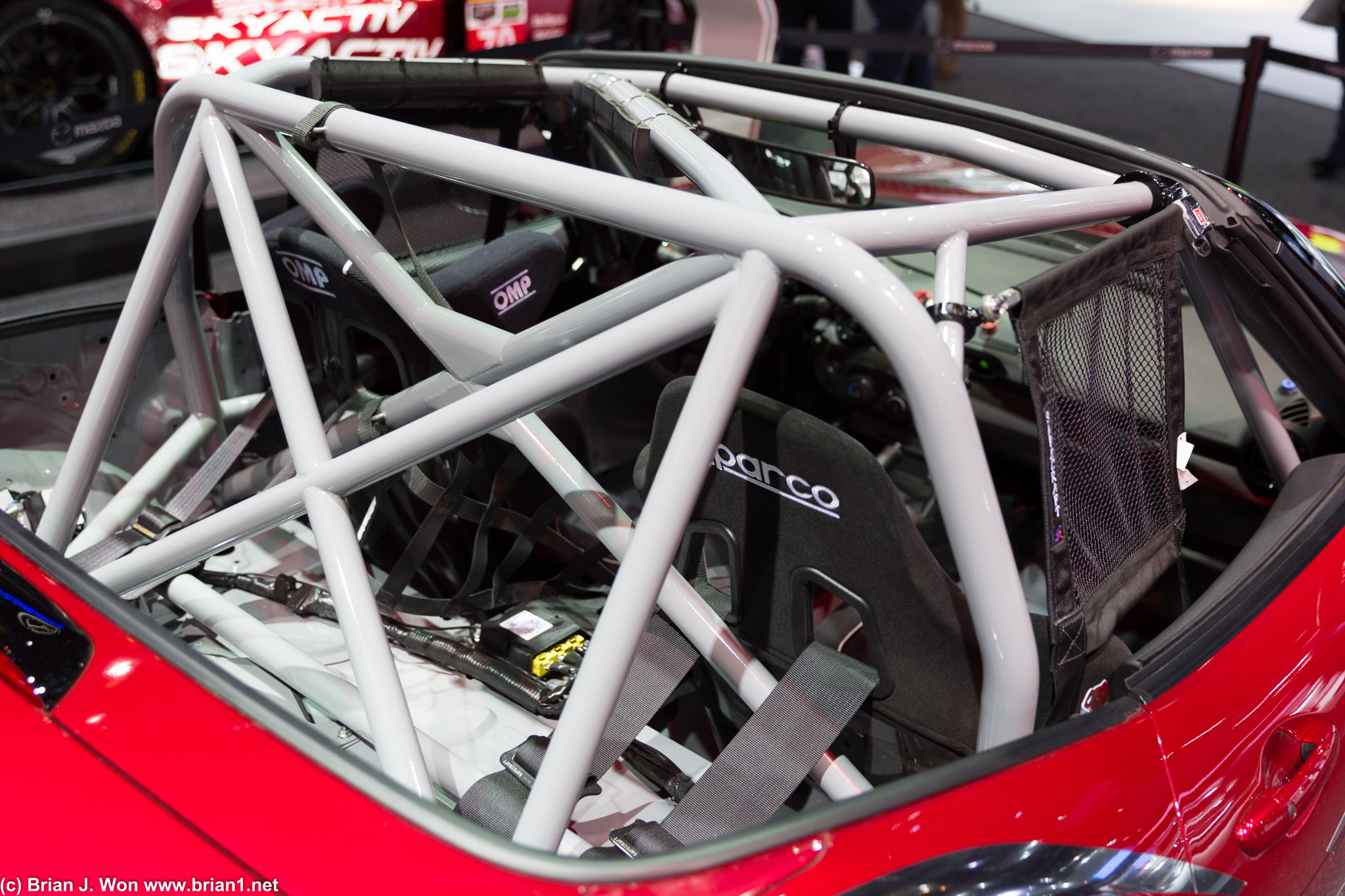 Heavy-duty roll cage.