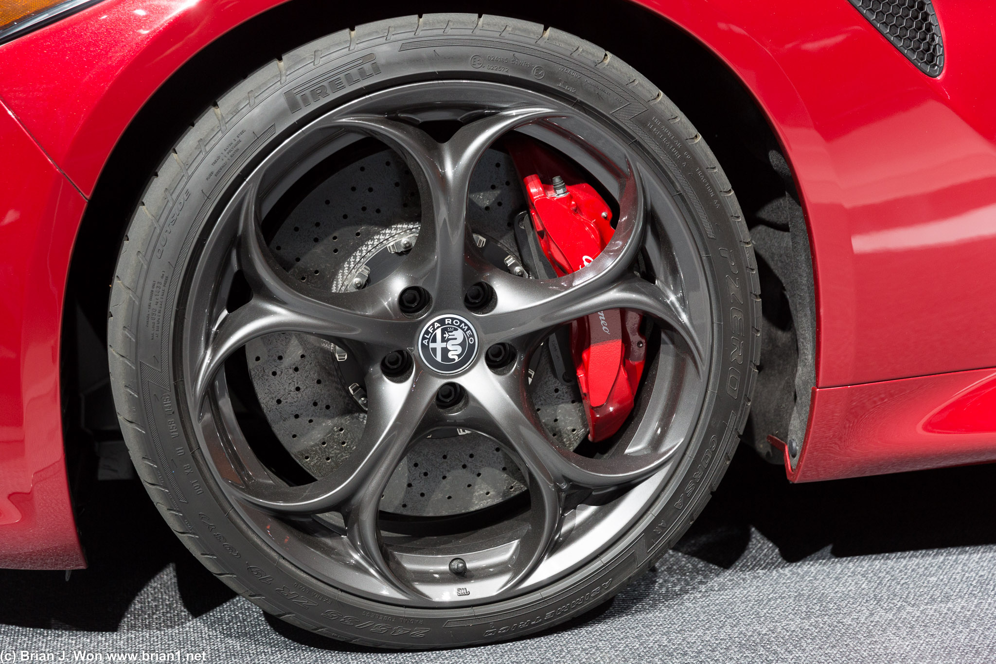 Carbon-ceramic brakes!