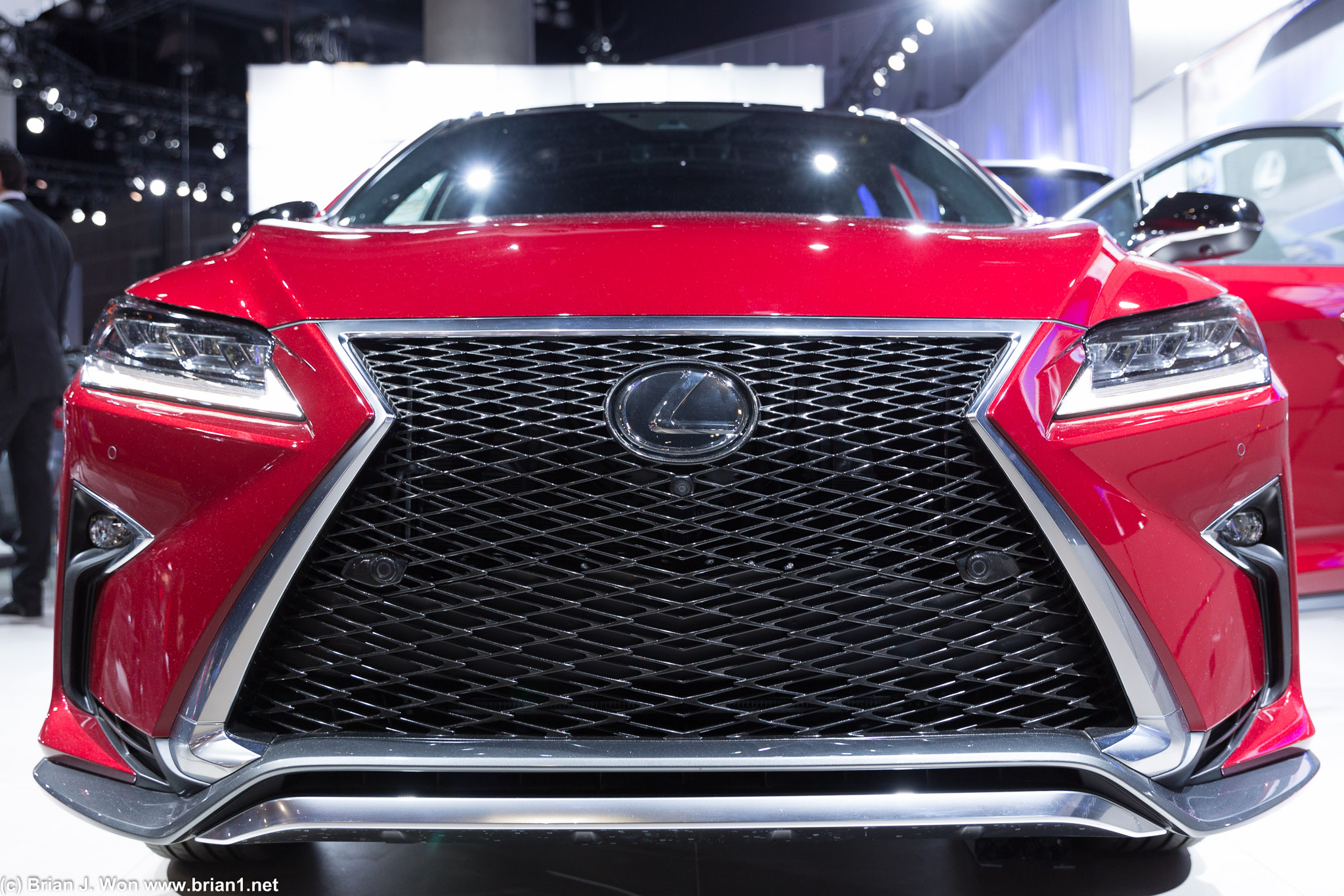 The Lexus spindle grill, like Audi's, could swallow small children.