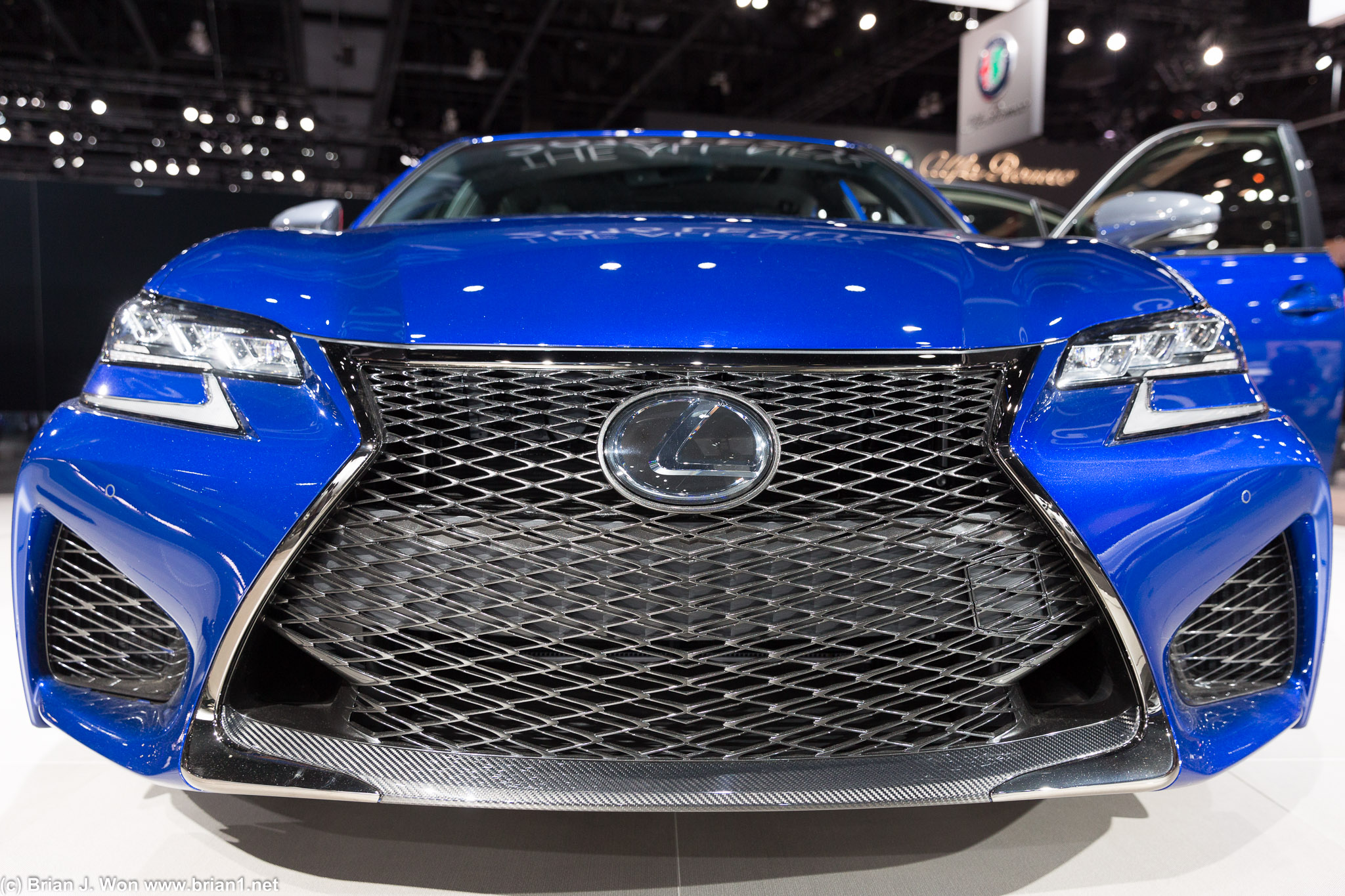 Massive spindle grille too.