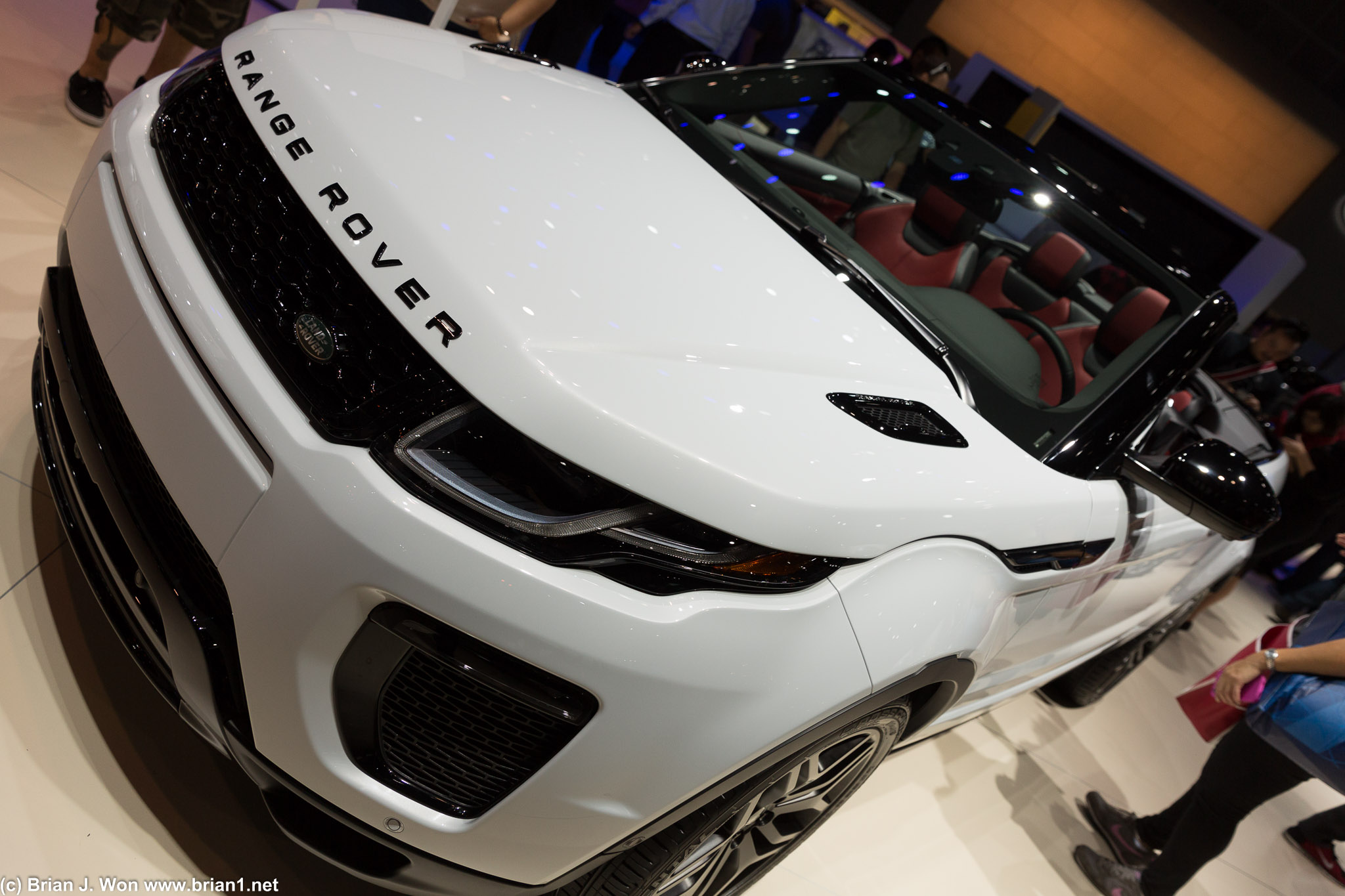 Land Rover Range Rover Evoque roadster.
