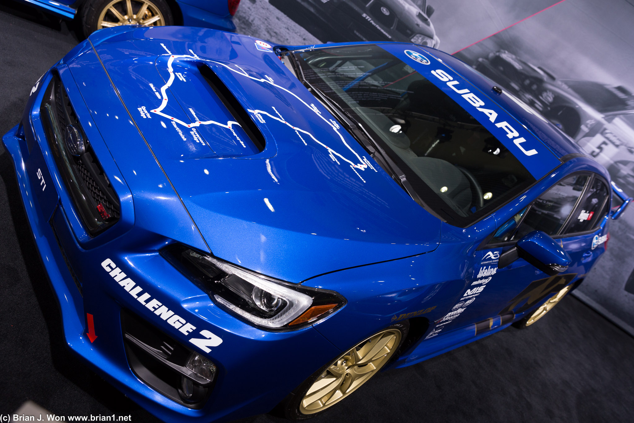 Subaru WRX STI Isle of Man race car (2015).