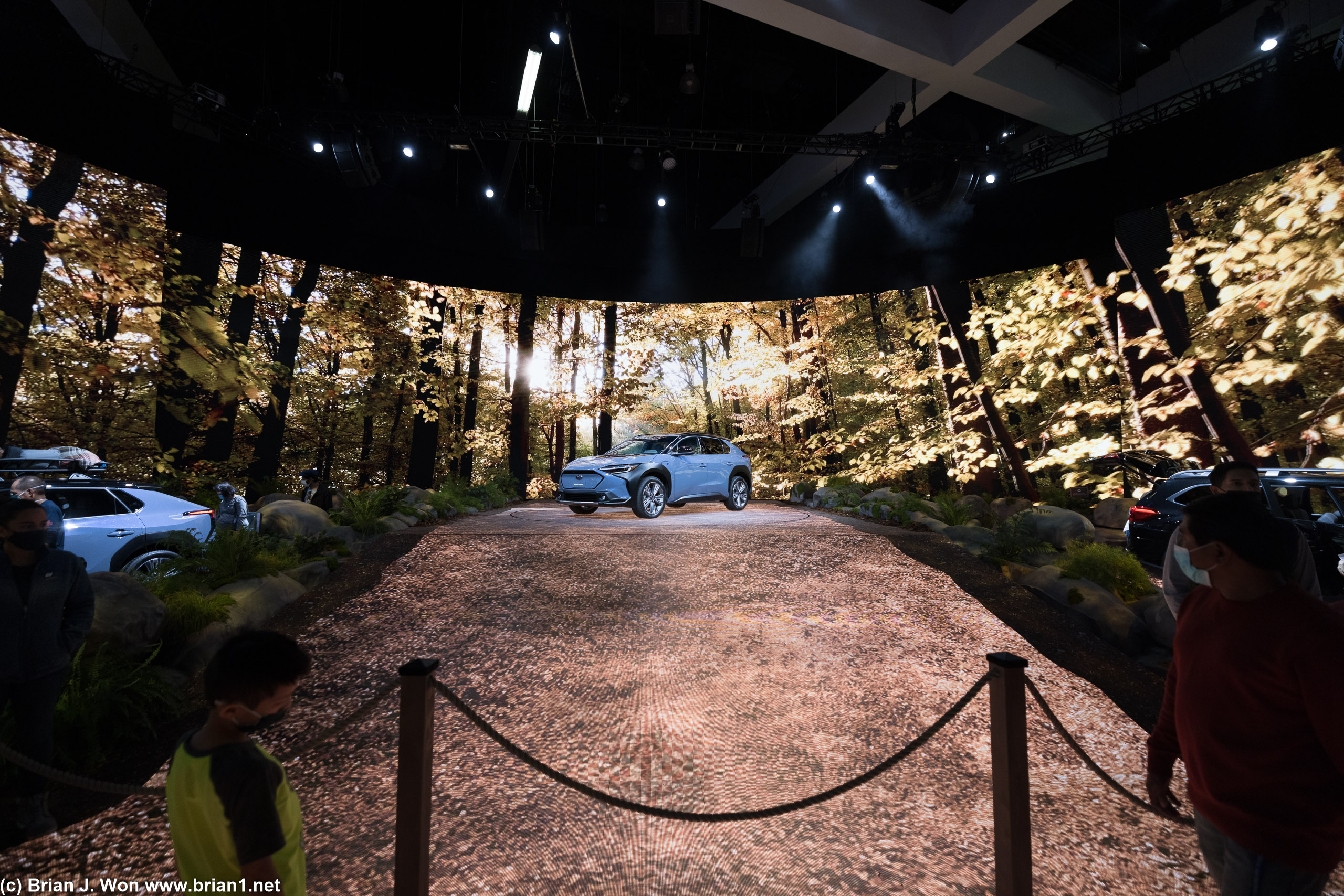 The projectors doing the floor were impressive.