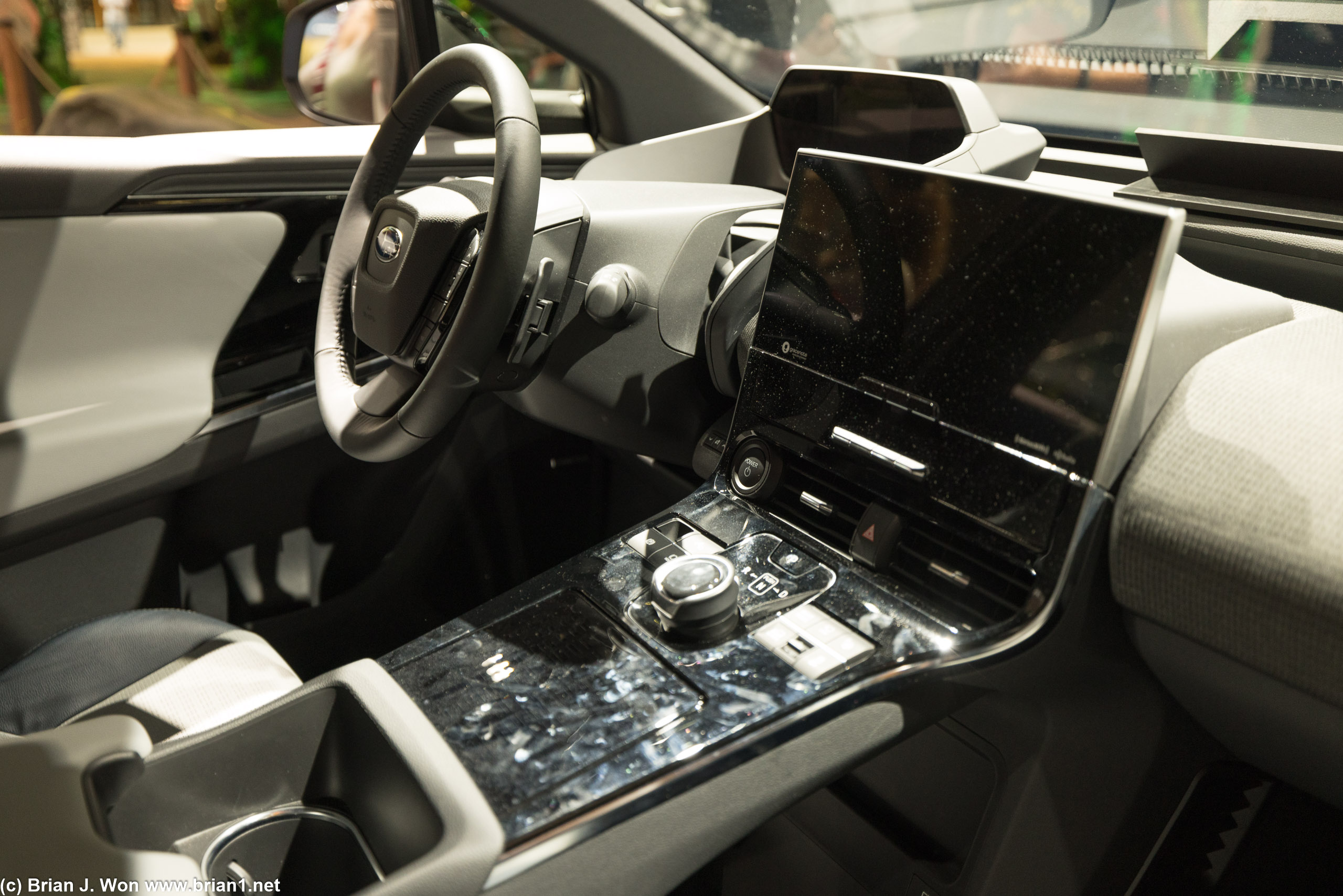 Piano black = fingerprint magnet.