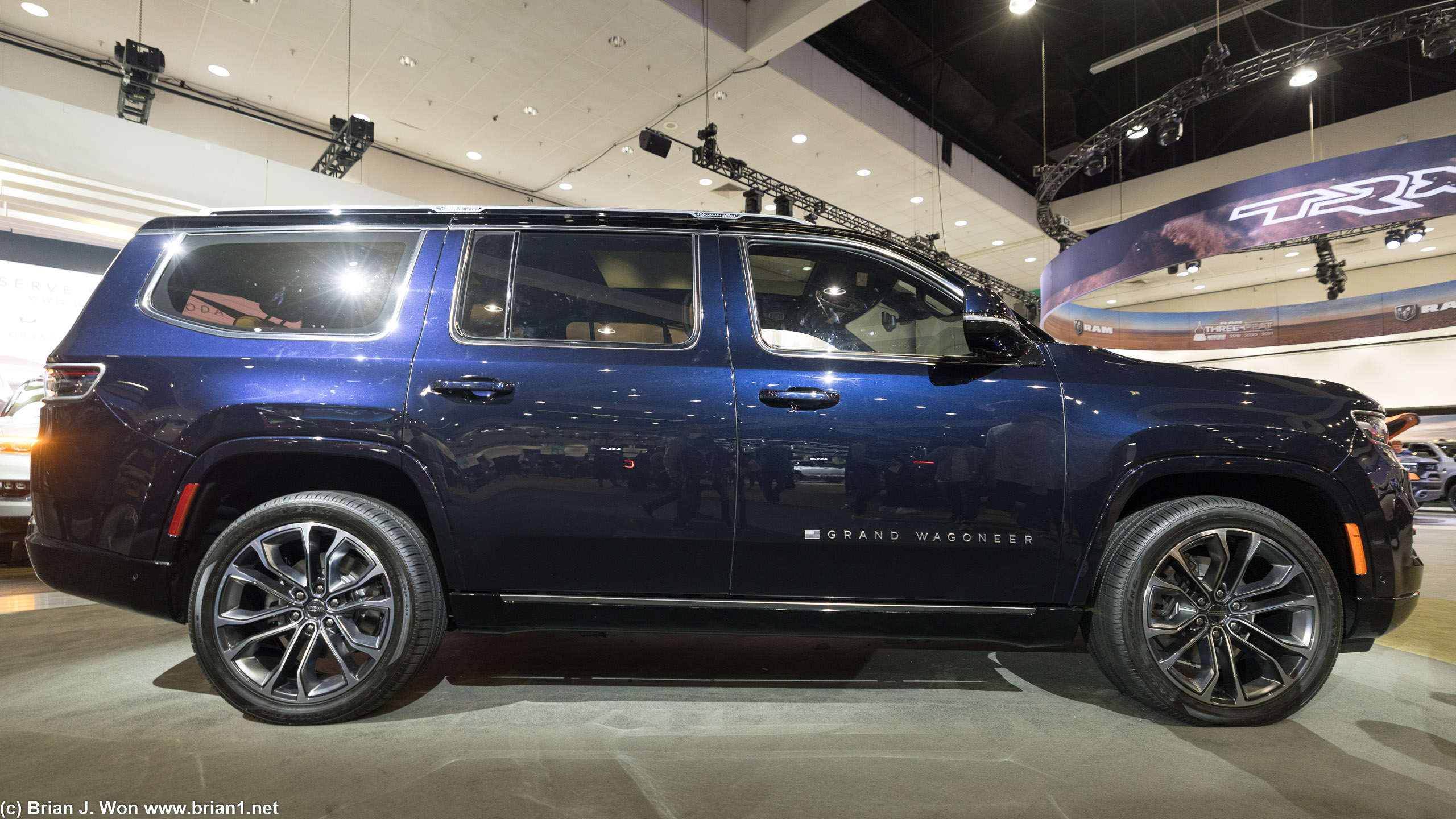 Jeep Grand Wagoneer. Surprised it took Chrysler so long to cash in on the luxury barge trade.