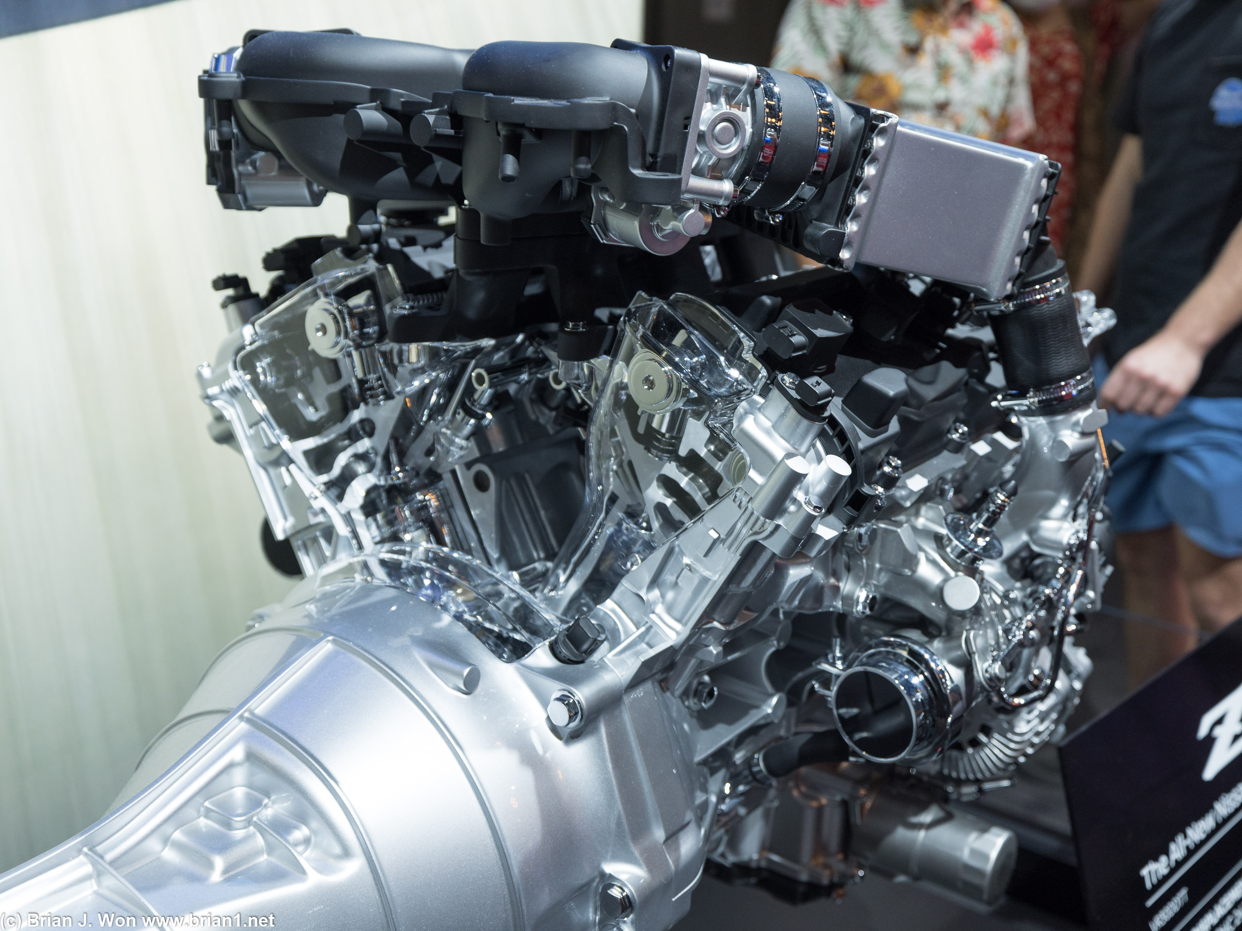 Top mount air to water intercoolers.