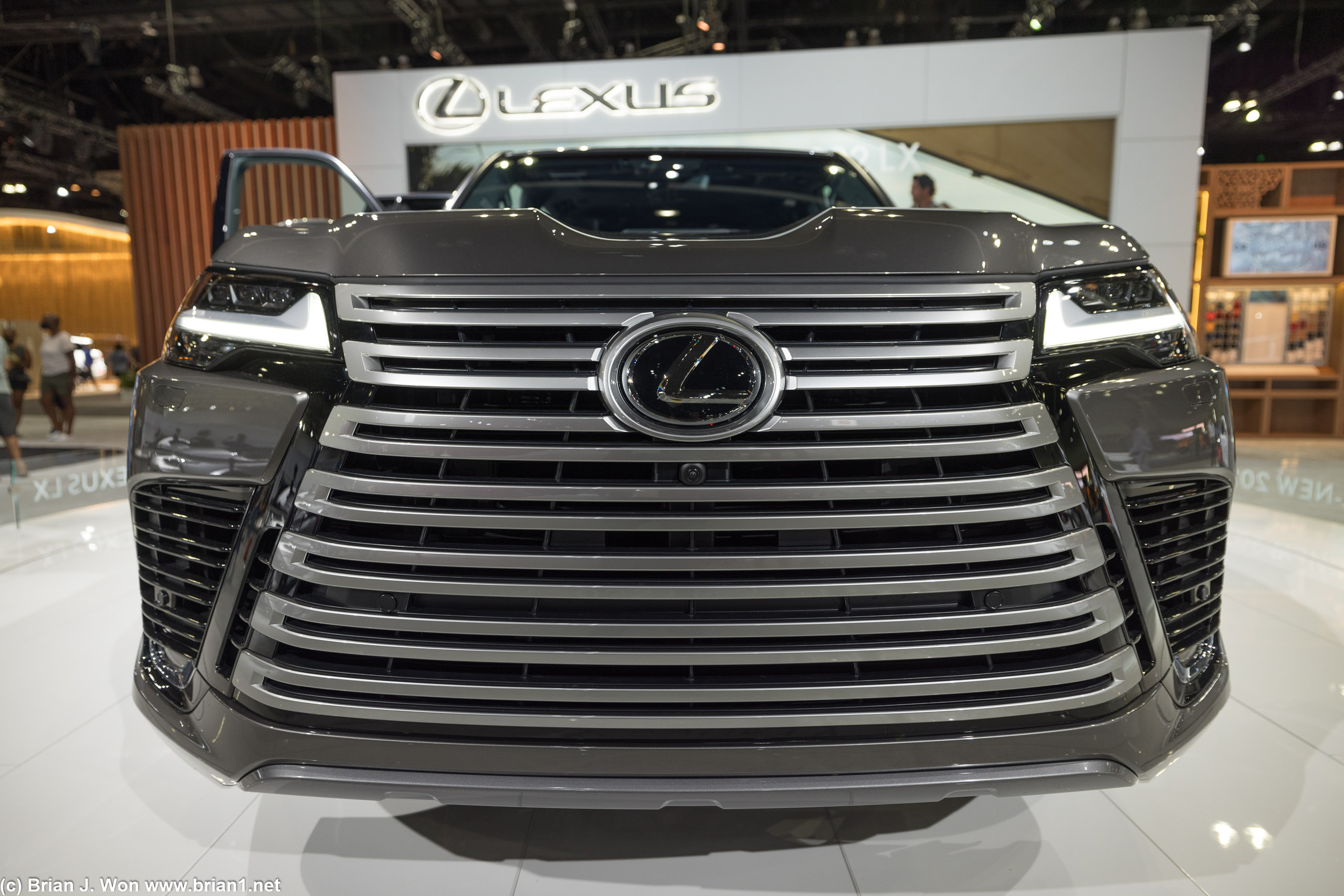 Grilles are increasingly huge these days, but this is next-level.