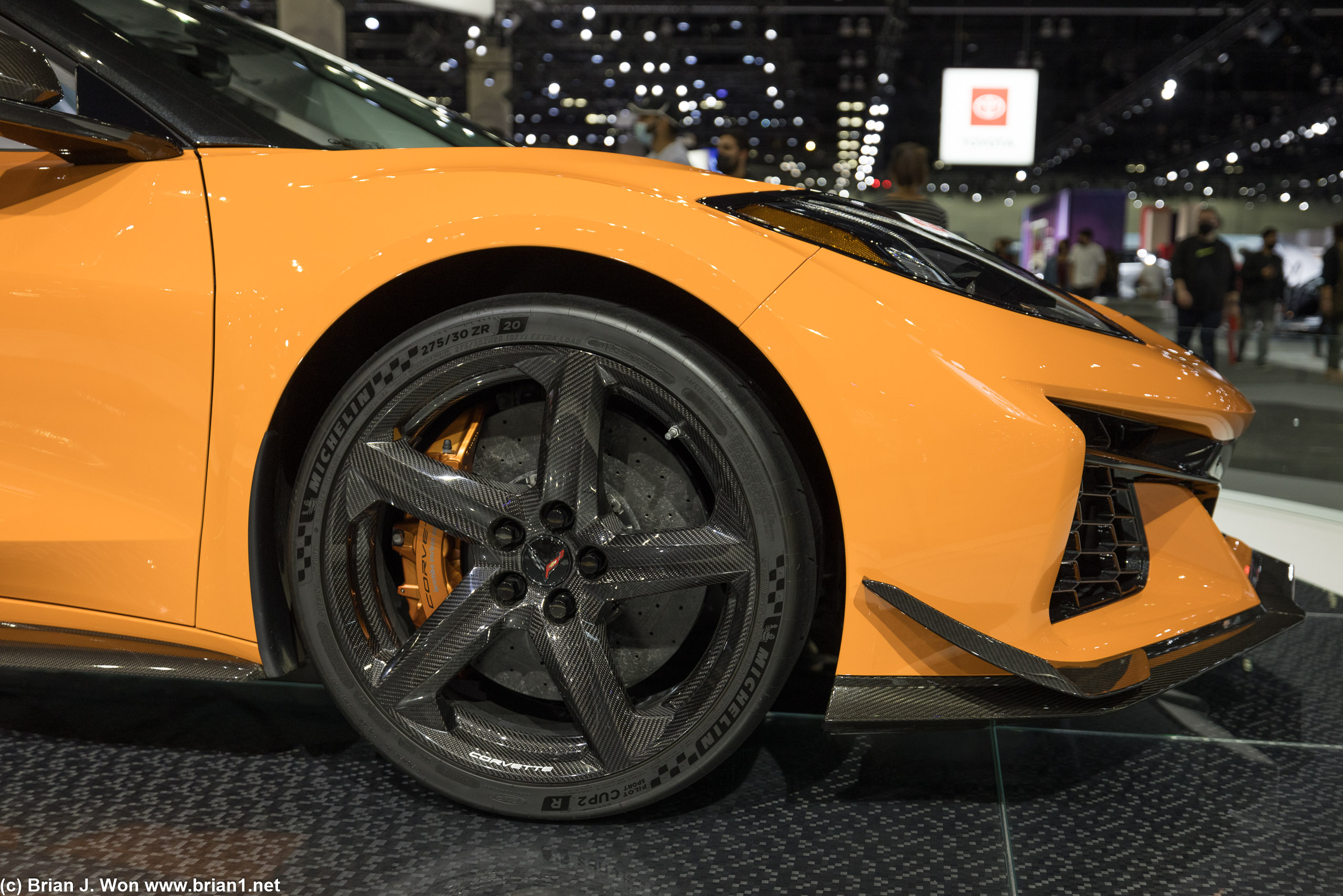 Carbon fiber wheel option.