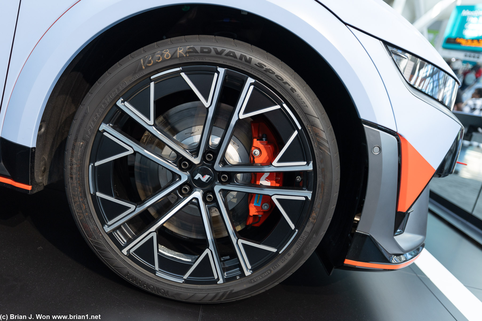 Almost stock brakes.