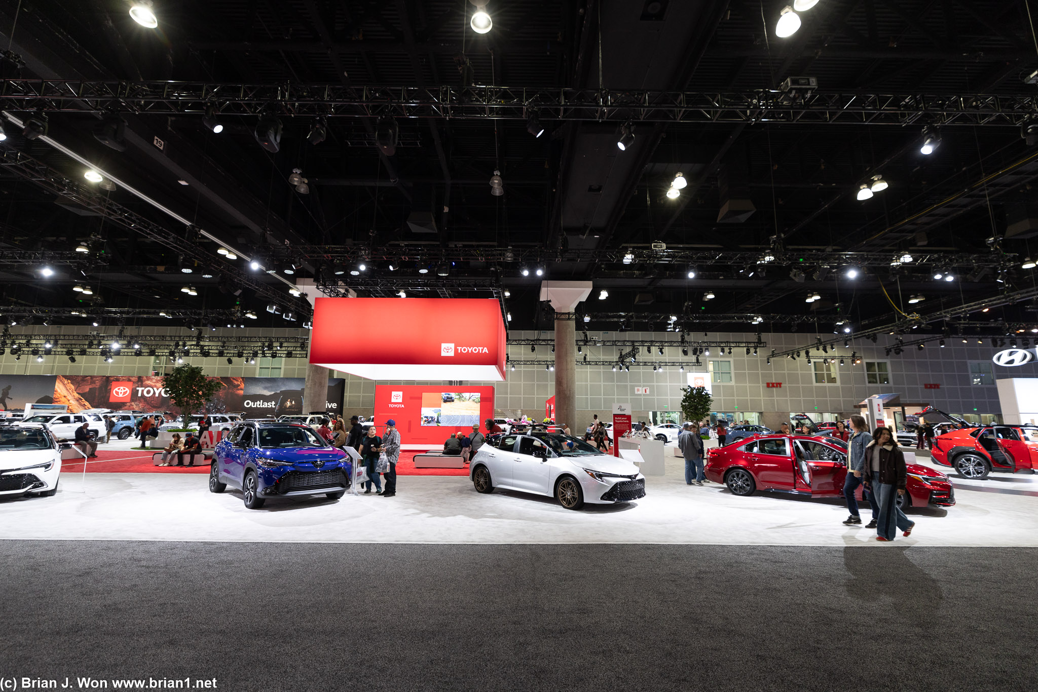 Toyota booth.