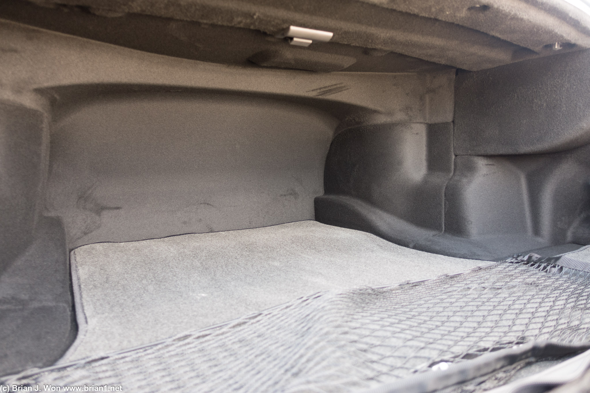 Lexus LS500 trunk is ample.