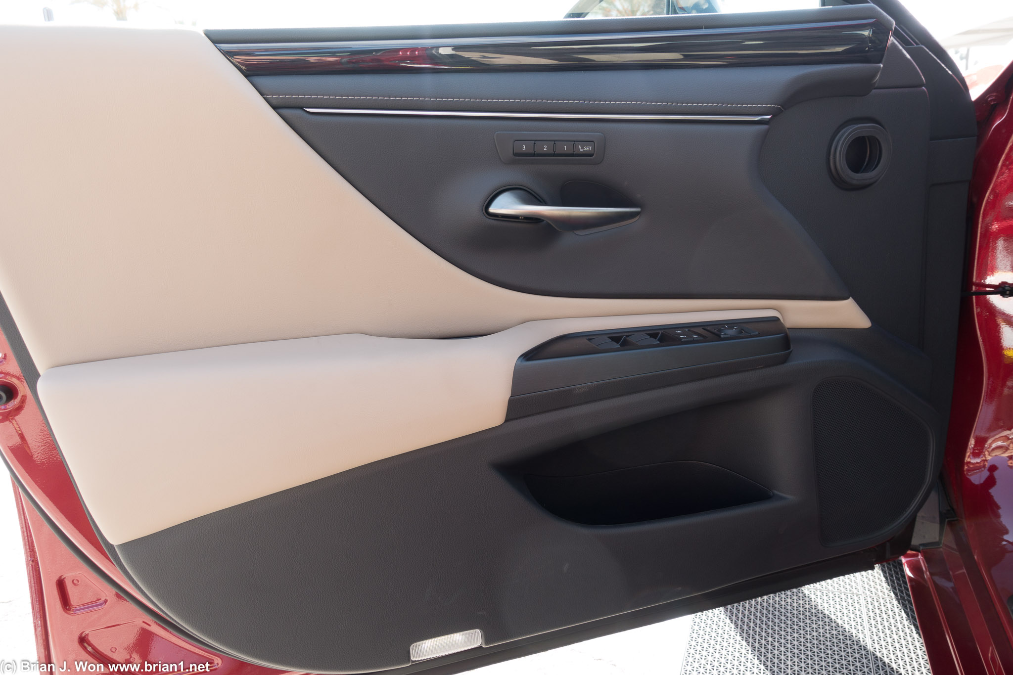 Door cards seem awfully plain next to the LS, but don't forget...