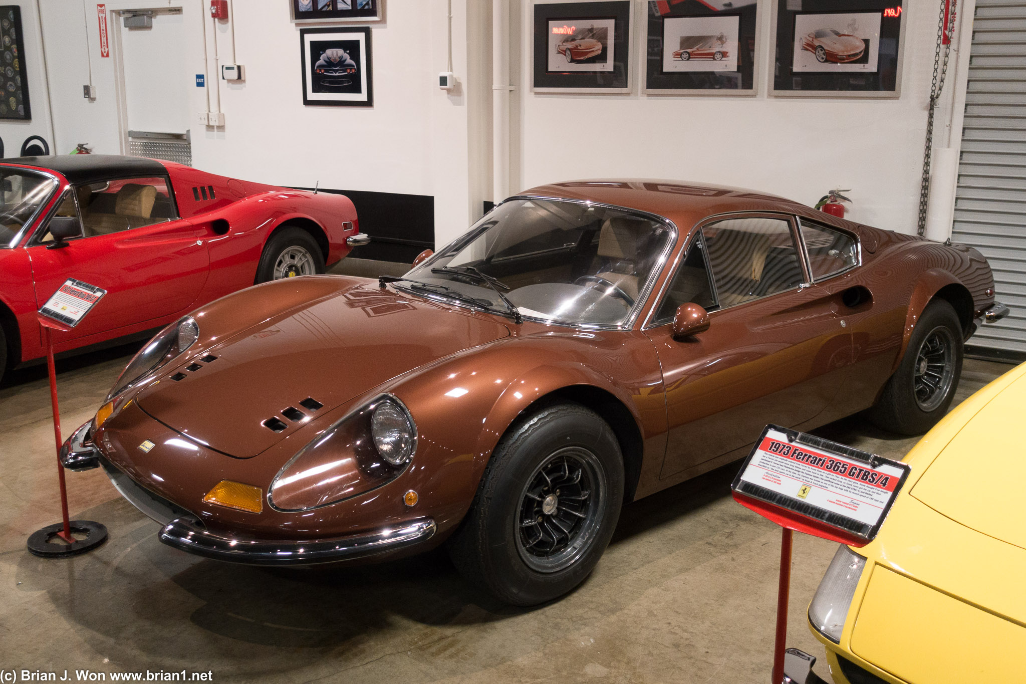 1972 Ferrari Dino 246 GT.