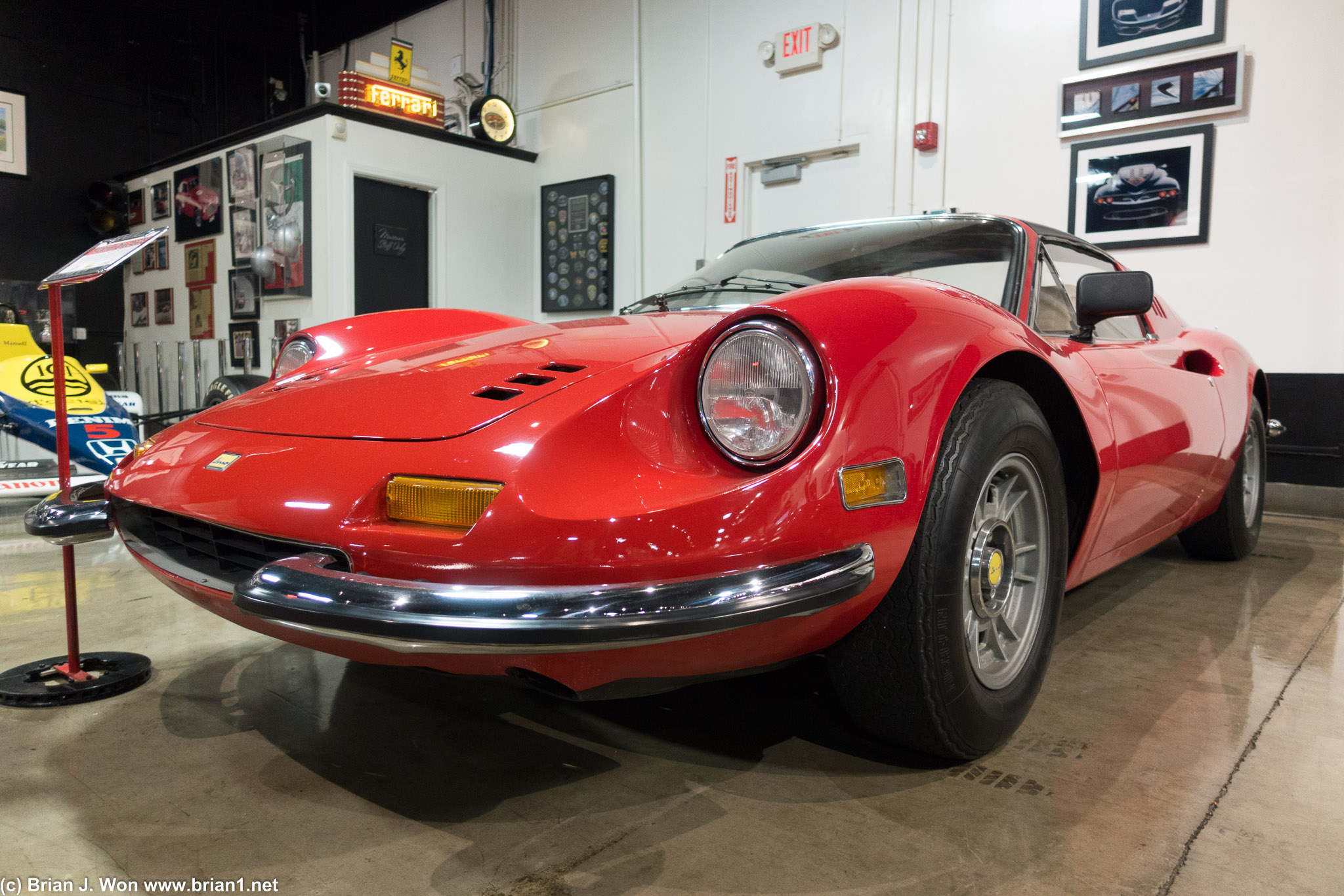 1973 Ferrari Dino 246 GTS.