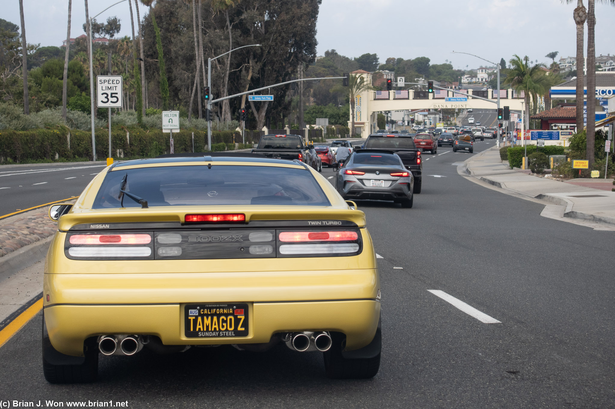 Approaching Dana Point.